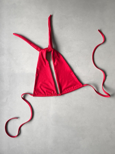 Top Rojo Bikini Marca Crop Ba (con Varias Formas De Uso)