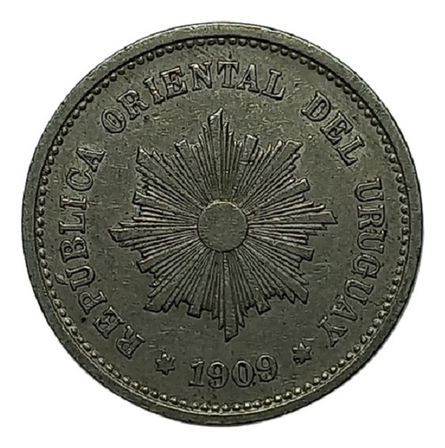 Uruguay - 5 Centesimos 1909 A - Km 21 (ref C1)