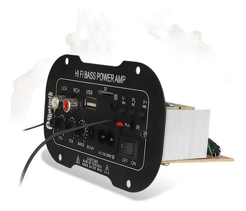5 Pulgadas 220v Bluetooth 2,1 Amplificador De Potencia Audio