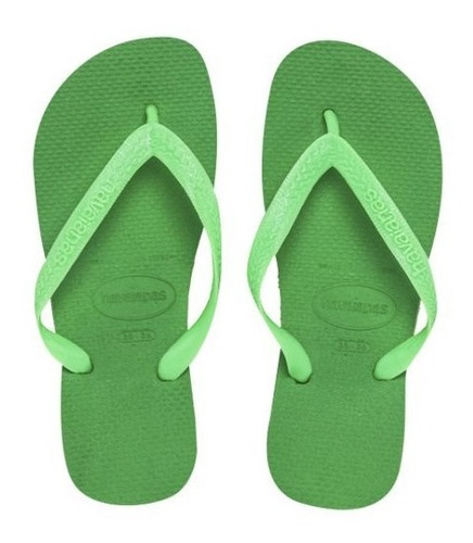 Ojotas Havaianas Color Verde Citrico Originales. Natshoes