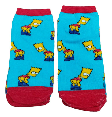 Medias Soquete Los Simpsons Bart Pantalones Abajo