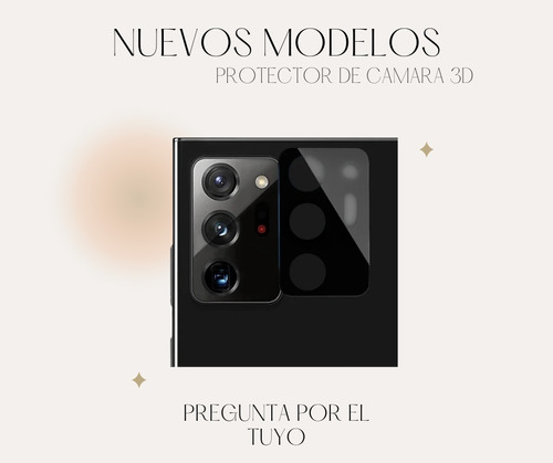 Protector De Camara Vidrio 3d Para Samsung S20 Fe