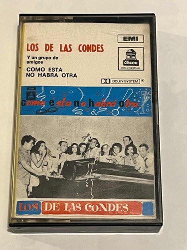 Cassette Los De Las Condes / Como Esta No Habra Otra