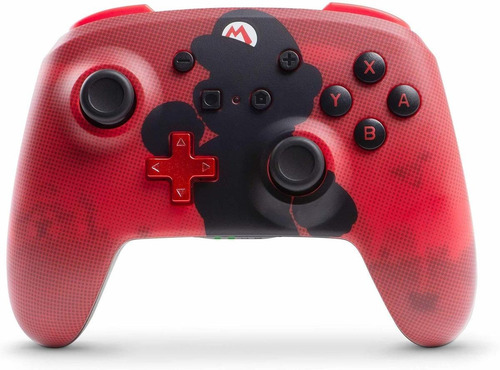 Control joystick inalámbrico PowerA Enhanced Wireless Controller for Switch mario silhouette