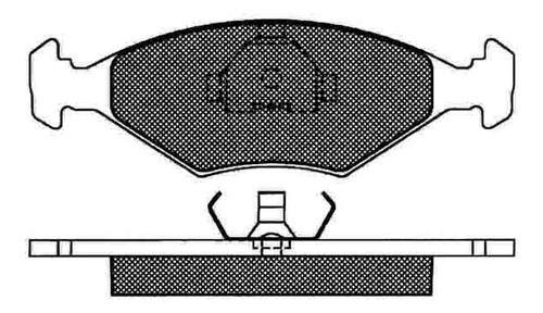 Pastillas Freno Para Ford Galaxy (sin Sensor) 93/95 Del Cobr