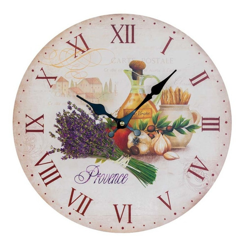 Reloj De Pared 34x34cm Redondo Bighouse