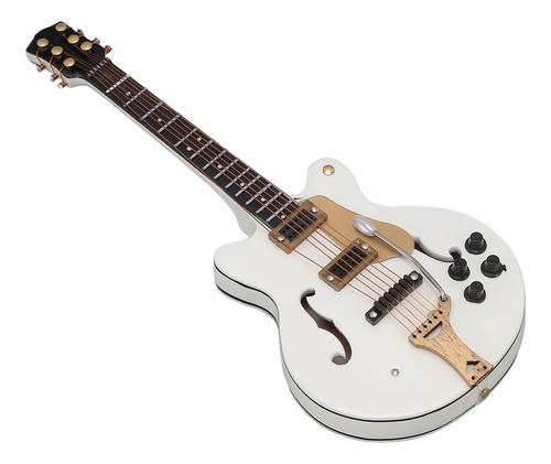 Estuche De Guitarra En Miniatura De Madera Modelo Mini Instr