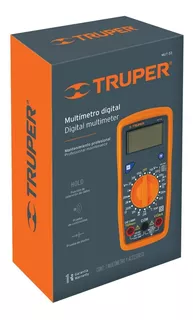 Multimetro Multitester Digital Truper 10401 Mut-33