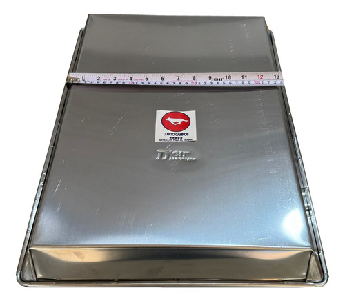 Charola De Acero 52cm X 38cm Sin Fugas Artesanal Para Pierna