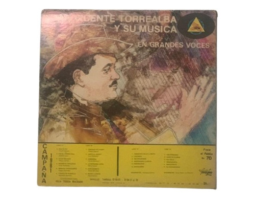 Juan Vicente Torrealba - Instrumentales - Vinilo (Usado)