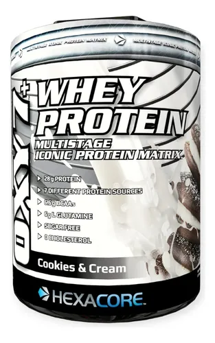 Proteina Oxy 7 Whey Protein 5lbs 67 Sv Cookies - Hexacore