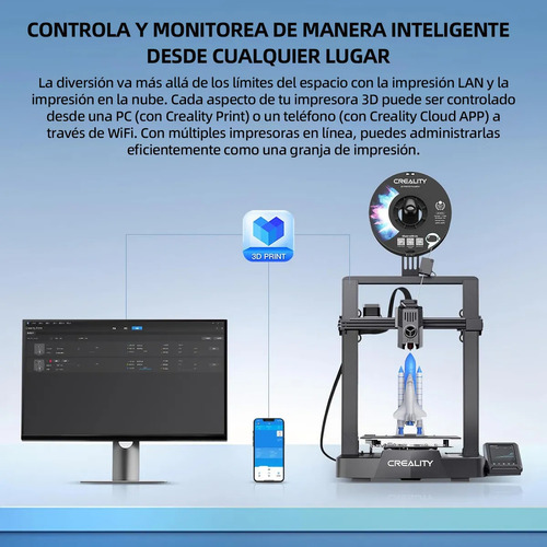 Impresora 3d Creality Ender-3 V3 Ke Con Auto-level,300°c Max