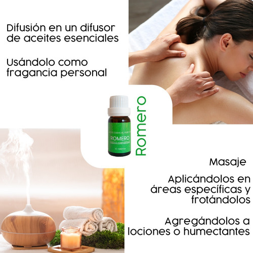 Imagen 3 de 7 de Aceite Esencial Romero 10 Ml Aceites Esenciales