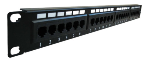 Patch Panel Categoria 6 24 Puertos  Soportetecnologico