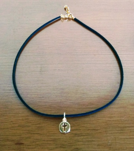 Chocker Preta C Pingente