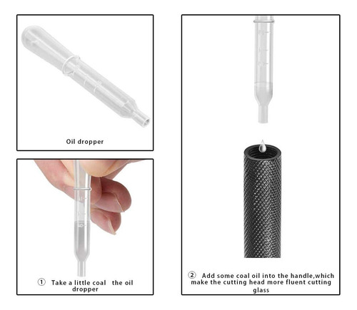 2 Juegos Juego De Herramientas Para Cortar Vidrio 2 Mm-20 Mm