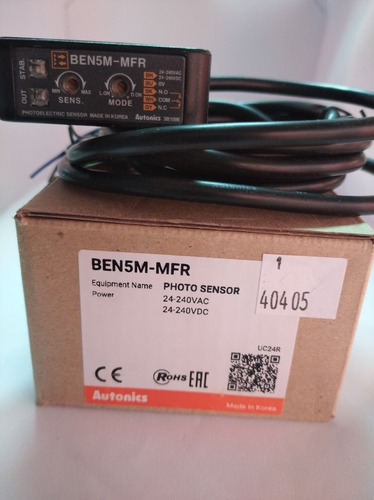 Sensor Fotoeléctrico Ben5m-mfr Autonics