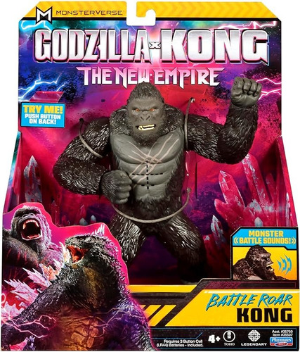 Godzilla X Kong - Kong 7 Pulgadas Con Sonido