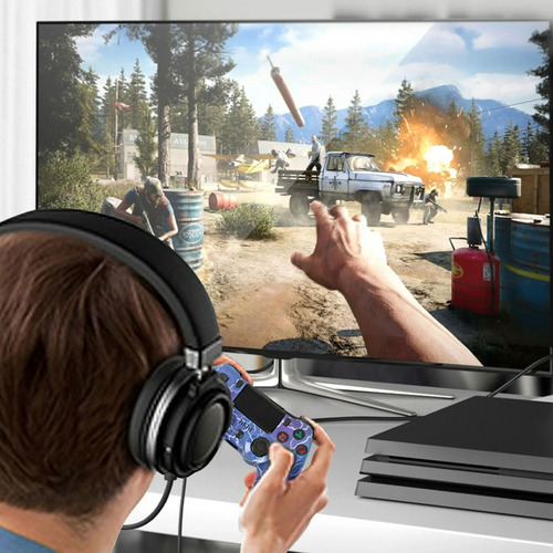 2 Mandos Inalámbricos Compatibles Con Consola De Juegos Y Pc Color Azul