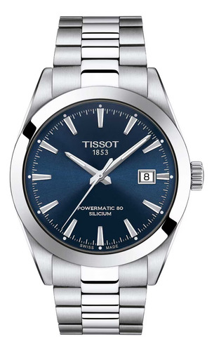 Reloj Hombre Tissot Gentleman Automatic Silicium Acero