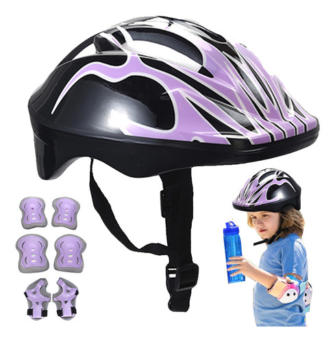Juego 7 Rodilleras Y Coderas Para Casco Seguridad Para Niños