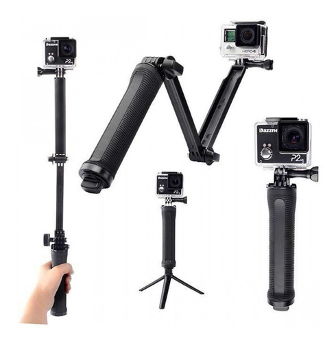 Monopod 3 Way Monopod /stand /triPod Gopro Hero 1 2 3 4 5 6