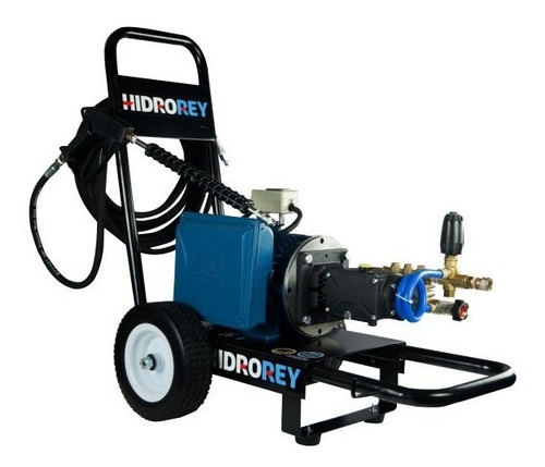 Imagen 3 de 9 de Hidrolavadora Ind. En Chasis 5hp 3f 2500psi Cabezal Italiano