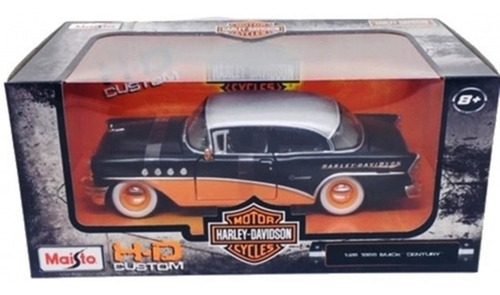 Miniatura 1955 Buick Century Harley-davidson (1:26)