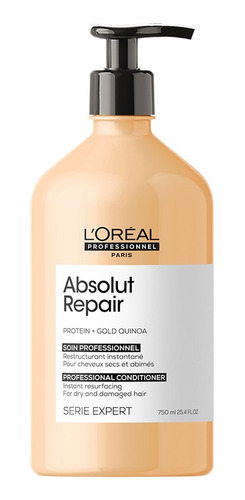 Acondicionador Absolut Repair Serie Expert L'Oréal Professionnel de 750mL