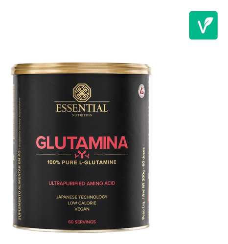 Glutamina (300g) 100% Pure Essential Nutrition