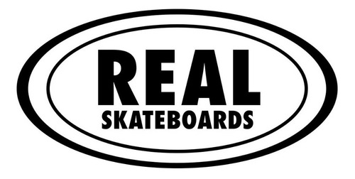 Tabla Skate 8.25 Real Classic Oval Black | Laminates