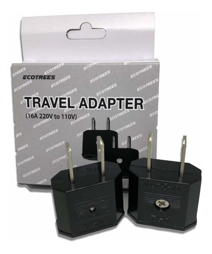 Ecotrees Adaptador De Viaje Y Convertidor 220 v A 110 v Adap