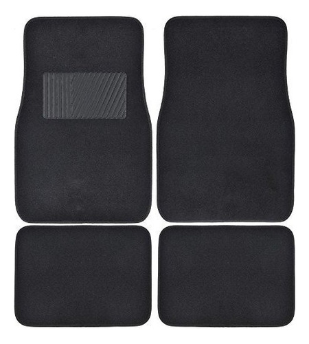 Tapetes - Bdk Universal Fit 4-piece Premium Auto Carpet Mat 