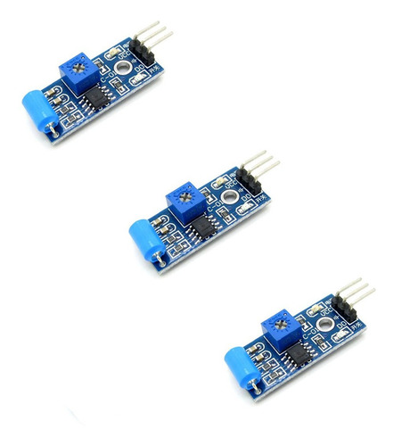Modulo Sensor Vibracion Sw420 N/cerrado X3unid Para Arduino