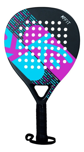 Pala Padel K-alpha Hybrid K-fit Color Negro