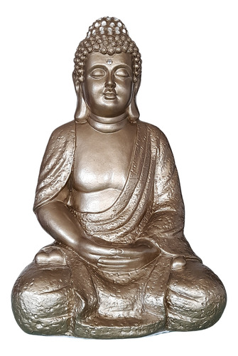 Buda Cobrizado Con Iluminación
