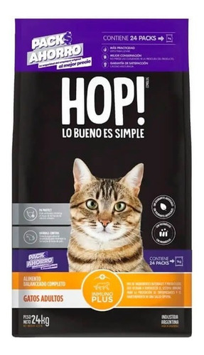 Alimento Vitalcan Hop! Para Gato Adulto Pack Ahorro 24kg 