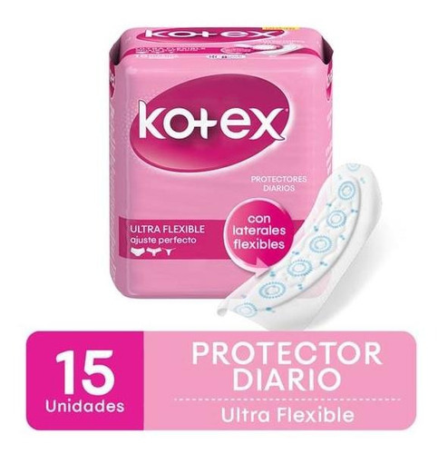 Kotex Ultra Flexible Protectores Diarios 15 Unidades