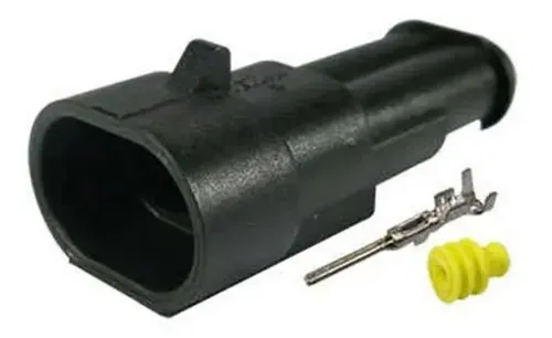 Juego Reparación Enchufe Inyector 2.52 Hembra Para Opel, Fiat, SAAB 1.9 CDTi - Cable 500mm, -40°C A +125°C