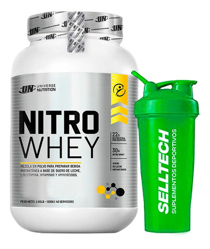 Proteína Universe Nutrition Nitro Whey 1.25kg Cookies&cream