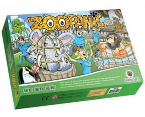 Jogo Zoopanic Animais + 6 Anos - Cartonado - Ludens Spirit