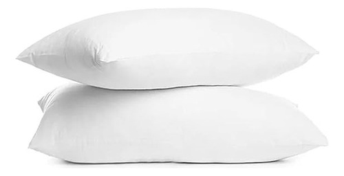 Blanca Almohada Estándar Hotelera Premiun 2 Pack 74cm*48cm Color Blanco