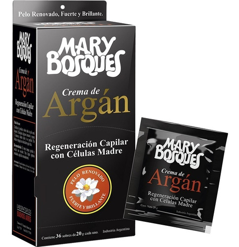 Crema Regeneradora Capilar Argan Mary Bosques Celulas Madre