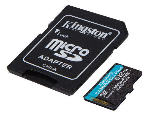 Memoria Flash Canvas Go! Plus 512 Gb Microsd Uhs-i Clase 10