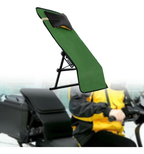 Cojín Plegable Para Asiento Trasero De Bicicleta Verde