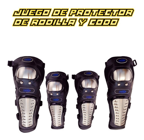 Juego De Proteccion Para Motociclistas - Rodillera Y Codera