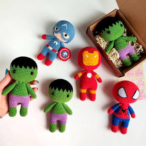 Muñeco Spiderman Vengadores End Game Iron Man Juguete Tejido