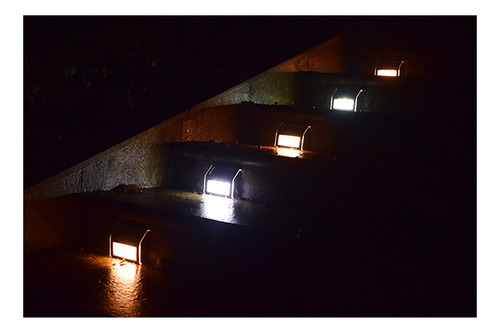 Lámpara De Exterior, Luz Solar, Inoxidable, 3 Led Street, Pa