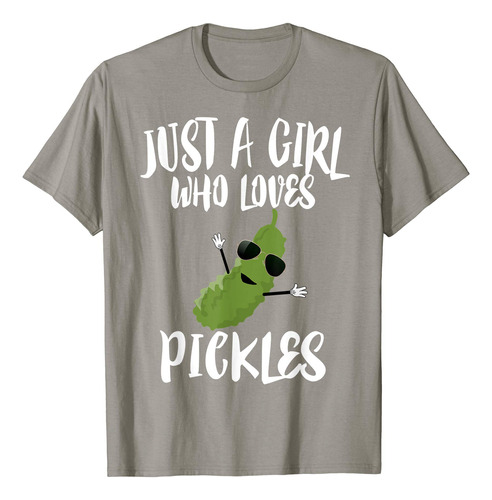 Solo Una Chica Que Ama La Camiseta De Regalo De Pickles Pick