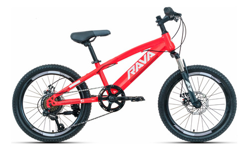 Bicicleta Rava Pressure Jr Aro 20 Suspensão Freio Disco 7v